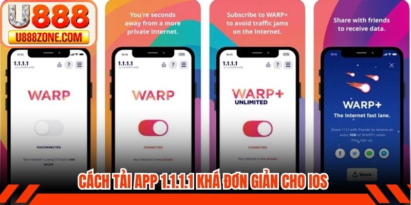 Cách tải app 1.1.1.1 khá đơn giản cho iOS