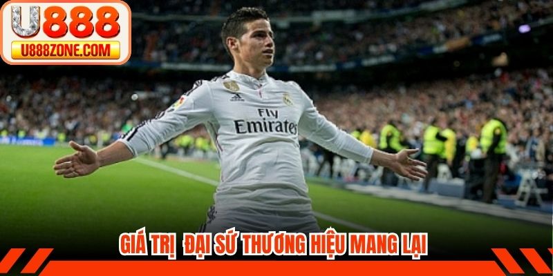 Giá trị mà đại sứ thương hiệu James Rodriguez mang lại cho thương hiệu