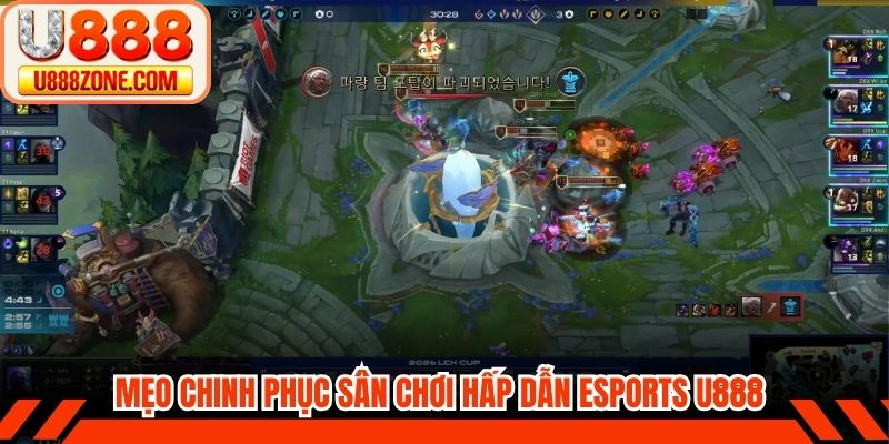 Mẹo chinh phục sân chơi hấp dẫn Esports U888